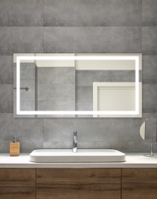 Zrcadlo STARLIGHT 140x70 cm s LED podsvícením po celém obvodu Zrcadlo STARLIGHT 140x70 cm s LED podsvícením po celém obvodu