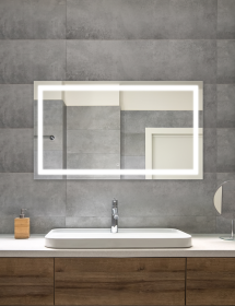 Zrcadlo STARLIGHT SENZOR 120x70 CM s měnitelnou barvou LED podsvícením po celém obvodu a se senzorem Zrcadlo STARLIGHT SENZOR 120x70 CM s měnitelnou barvou LED podsvícením po celém obvodu a se senzorem