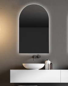 Zrcadlo AMBIENTE PORTAL 50x80 CM s LED podsvícením po celém obvodu Zrcadlo AMBIENTE PORTAL 50x80 CM s LED podsvícením po celém obvodu