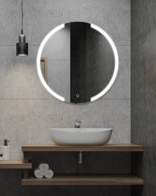 Zrcadlo LUMINA RONDE SENZOR 60 CM s LED podsvícením po celém obvodu Zrcadlo LUMINA RONDE SENZOR 60 CM s LED podsvícením po celém obvodu