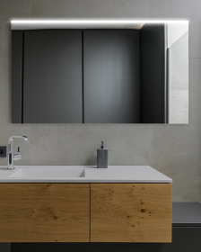 Zrcadlo ORION 120x70 CM s LED horním podsvícením Zrcadlo ORION 120x70 CM s LED horním podsvícením