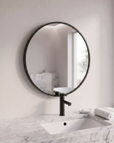 Zrcadlo CHARLOTTE 60 CM v černém hliníkovém rámu Zrcadlo CHARLOTTE 60 CM v černém hliníkovém rámu