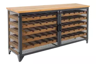 Vinotéka BODEGA 127 CM masiv jedle uzamykatelná Vinotéka BODEGA 127 CM masiv jedle uzamykatelná
