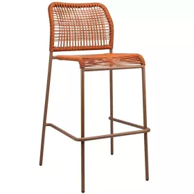 Zahradní barová židle TWIST oranžová Zahradní barová židle TWIST oranžová