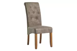 2SET židle VALENTINO taupe s krčním válečkem 2SET židle VALENTINO taupe s krčním válečkem
