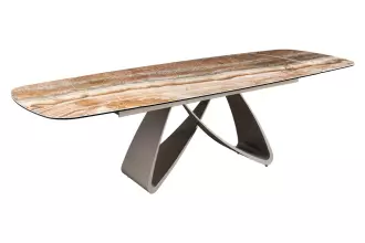 Jídelní stůl INFINITY ONYX 180-220-260 CM keramika rozkládací Jídelní stůl INFINITY ONYX 180-220-260 CM keramika rozkládací