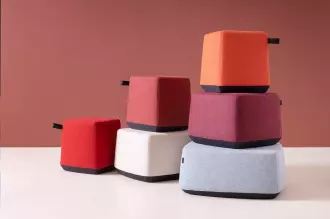 Taburety do lobby prostor a recepcí ALLORA POUFS Taburety do lobby prostor a recepcí ALLORA POUFS
