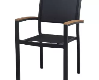 Zahradní jídelní židle HECK BLACK Zahradní jídelní židle HECK BLACK