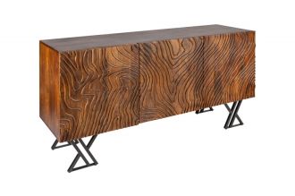 Komoda FLUID 160 CM hnědá masiv mango Komoda FLUID 160 CM hnědá masiv mango