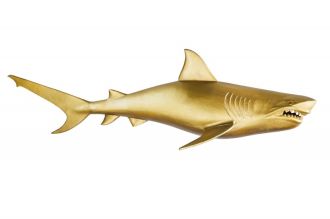Nástěnná dekorace SHARK GOLD 105 CM pravá, II. jakost (C) Nástěnná dekorace SHARK GOLD 105 CM pravá, II. jakost (C)