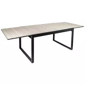 Zahradní rozkládací stůl EBBY antracit/šedý100×150-260 Zahradní rozkládací stůl EBBY antracit/šedý100×150-260