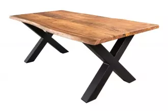 Konferenční stolek MAMMUT X 120 CM masiv akácie honey, II. jakost (B) Konferenční stolek MAMMUT X 120 CM masiv akácie honey, II. jakost (B)