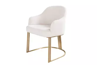 2SET židle EXTRAVAGANCIA béžová/zlatá manšestr 2SET židle EXTRAVAGANCIA béžová/zlatá manšestr