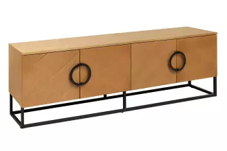 Televizní stolek GRANDEZZA 180 CM dubová dýha Televizní stolek GRANDEZZA 180 CM dubová dýha