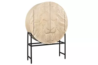 Vysoká komoda LION 140 CM bílá masiv mango Vysoká komoda LION 140 CM bílá masiv mango