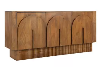 Komoda ARCADIA 3D 160 CM medová masiv mango Komoda ARCADIA 3D 160 CM medová masiv mango