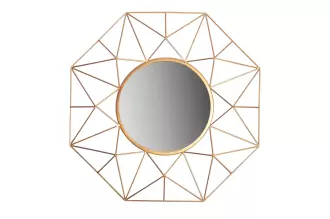 Kulaté zrcadlo DIAMOND 80 CM zlaté Kulaté zrcadlo DIAMOND 80 CM zlaté
