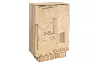 Barová skříň ART DECO WHITE 140 CM masiv mango Barová skříň ART DECO WHITE 140 CM masiv mango
