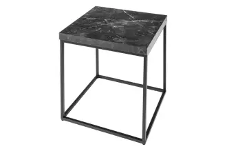 Odkládací stolek ARCHITECTURE 40 CM antracit mramorový vzhled Odkládací stolek ARCHITECTURE 40 CM antracit mramorový vzhled