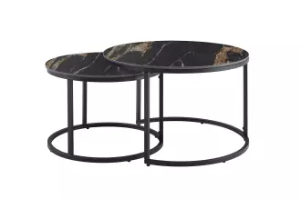 2SET konferenční stolek ELEGANCE AURORA ORO 75 CM keramika 2SET konferenční stolek ELEGANCE AURORA ORO 75 CM keramika