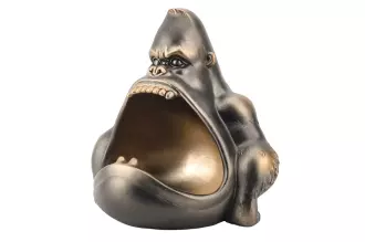 Dekorační mísa KING APE 25 CM bronzová Dekorační mísa KING APE 25 CM bronzová