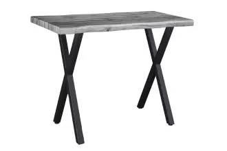 Barový stůl WILD 120 CM vzhled šedý divoký dub Barový stůl WILD 120 CM vzhled šedý divoký dub
