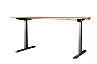 Výškově nastavitelný kancelářský stůl OAK DESK 140 CM dubový vzhled Výškově nastavitelný kancelářský stůl OAK DESK 140 CM dubový vzhled