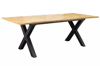 Jídelní stůl WILD 160-200 CM vzhled divoký dub rozkládací Jídelní stůl WILD 160-200 CM vzhled divoký dub rozkládací