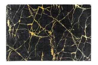 Koberec MARBLE 160x240 CM černá/zlatá Koberec MARBLE 160x240 CM černá/zlatá