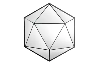 Nástěnné zrcadlo DIAMOND 60 CM černé Nástěnné zrcadlo DIAMOND 60 CM černé
