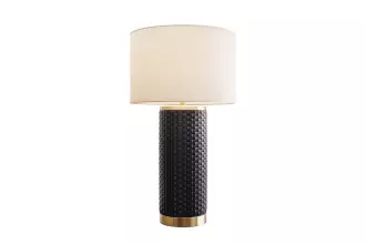 Stolní lampa ELEGANCIA 70 CM bílá/černá keramika Stolní lampa ELEGANCIA 70 CM bílá/černá keramika