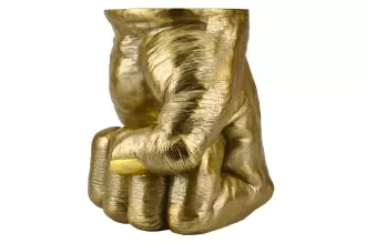 Odkládací stolek FIST 50 CM zlatý