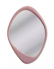 Nástěnné zrcadlo ORGANIC 90 CM růžové Nástěnné zrcadlo ORGANIC 90 CM růžové