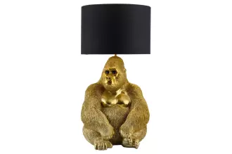 Stolní lampa KING APE 55 CM černá/zlatá