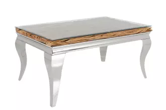 Konferenční stolek MODERN BAROCCO BARRACUDA 100 CM chrom Konferenční stolek MODERN BAROCCO BARRACUDA 100 CM chrom