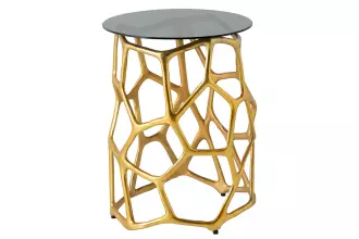 Odkládací stolek LIQUID GEOMETRIE 50 CM zlatý Odkládací stolek LIQUID GEOMETRIE 50 CM zlatý