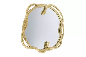 Nástěnné zrcadlo WILDLIFE SNAKE L 50 CM zlatá Nástěnné zrcadlo WILDLIFE SNAKE L 50 CM zlatá