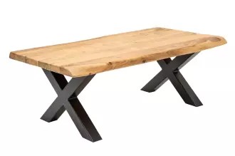 Konferenční stůl MAMMUT X 110 CM masiv akácie honey Konferenční stůl MAMMUT X 110 CM masiv akácie honey