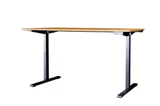 Výškově nastavitelný kancelářský stůl OAK DESK 120 CM dubový vzhled Výškově nastavitelný kancelářský stůl OAK DESK 120 CM dubový vzhled