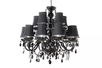 Sada 15 stínidel CHANDELIER černá Sada 15 stínidel CHANDELIER černá