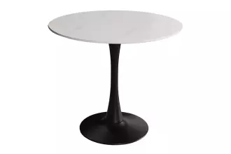 Bistro stůl LYON 80 CM keramika vzhled bílý mramor Bistro stůl LYON 80 CM keramika vzhled bílý mramor