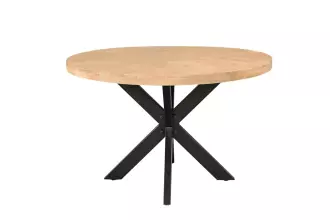 Kulatý jídelní stůl INFINITY HOME 120 CM krémový masiv mango Kulatý jídelní stůl INFINITY HOME 120 CM krémový masiv mango