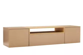 Závěsný televizní stolek LOFT 160 CM greige/dub Závěsný televizní stolek LOFT 160 CM greige/dub