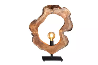 Stolní lampa ORGANIC ARTWORK 55 CM masiv teak Stolní lampa ORGANIC ARTWORK 55 CM masiv teak