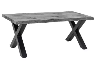 Konferenční stolek WILD 90 CM vzhled šedý divoký dub