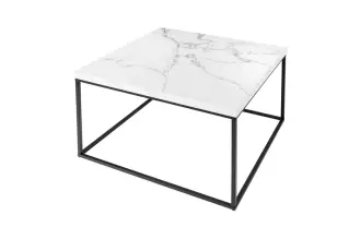 Konferenční stolek ARCHITECTURE 60 CM bílý mramorový vzhled Konferenční stolek ARCHITECTURE 60 CM bílý mramorový vzhled