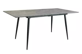 Rozkládací jídelní stůl APARTMENT 120-160 CM vzhled šedého kamene Rozkládací jídelní stůl APARTMENT 120-160 CM vzhled šedého kamene