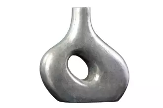 Váza RING 40 CM tmavě šedá Váza RING 40 CM tmavě šedá