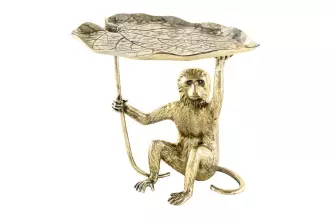Odkládací stolek WILDLIFE MONKEY 55 CM zlatý Odkládací stolek WILDLIFE MONKEY 55 CM zlatý