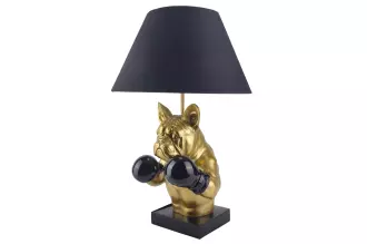 Stolní lampa BULLDOG 55 CM černá/zlatá Stolní lampa BULLDOG 55 CM černá/zlatá